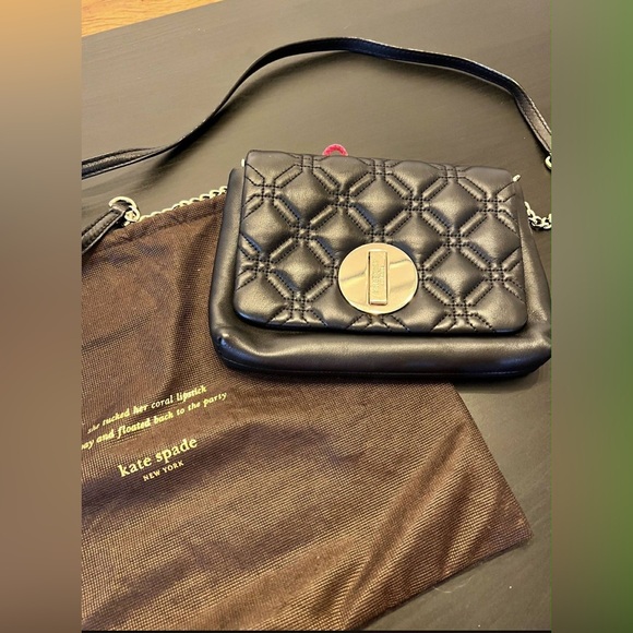 kate spade Handbags - Kate Spade Quilted Black Crossbody Bag